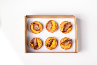 Char Siu Pork & Egg Tart Platter ($45/pc)
