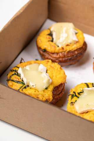 Spinach & Egg Quiche Platter ($45/pc)