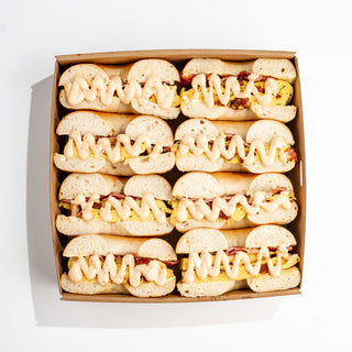 Breakfast Bagel Platter ($117/pc)