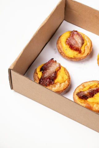 Char Siu Pork & Egg Tart Platter ($45/pc)