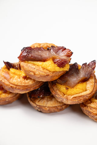 Char Siu Pork & Egg Tart Platter ($45/pc)