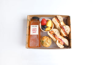 Individual Breakfast Bagel Box ($178/box)