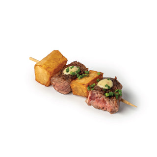 Cubed Steak, Roast Potato & Blue Cheese Butter Skewer (12 pcs)
