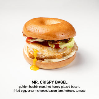 Breakfast Bagel Platter ($117/pc)