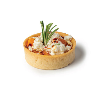 Grilled Pumpkin, Goat Cheese, Passion Fruit & Rosemary Tartlet (12 pcs)